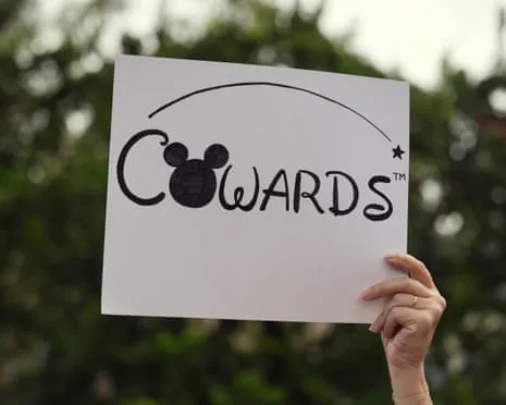 Scores Rally In Front Of Disney Headquarters Regarding ‘Un-American’ Kimmel Cancellation